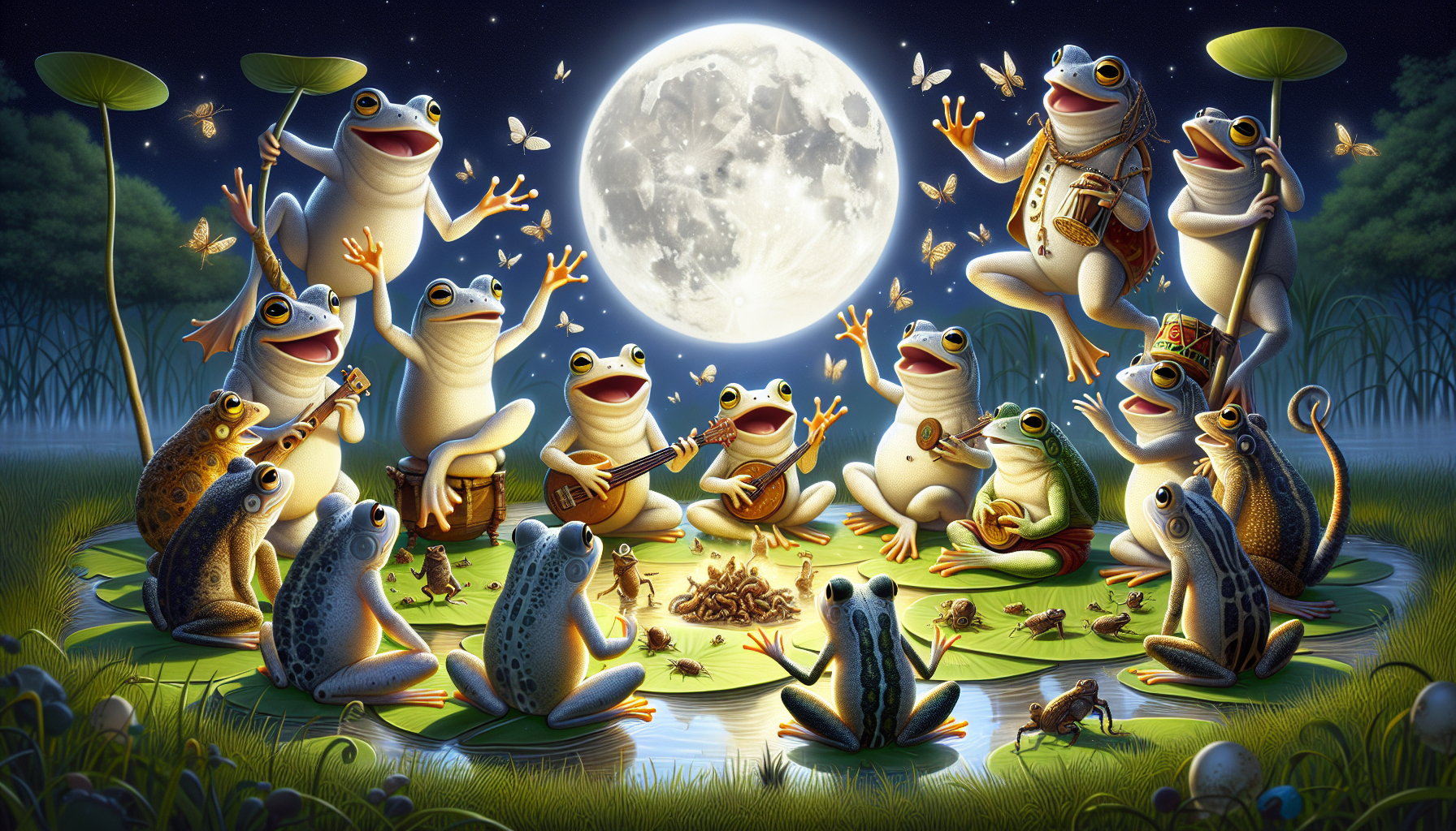 Why Toads like to party during the full moon
