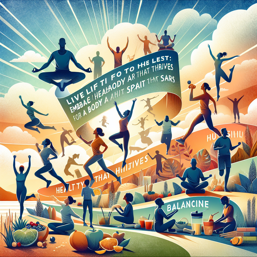 Live Life to the Fullest: Embrace Healthy Habits for a Body That Thrives and a Spirit that Soars