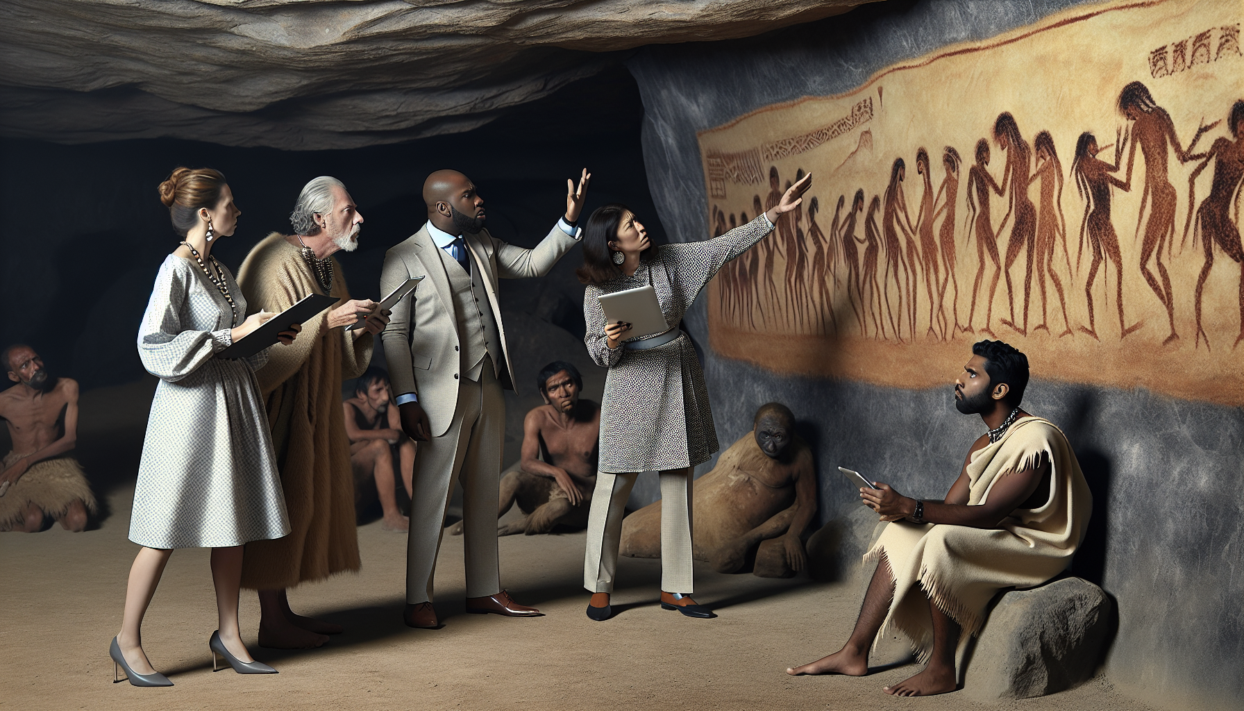 The Caveman's Cave Painting Critique: When Prehistoric Art Met Modern Snobs