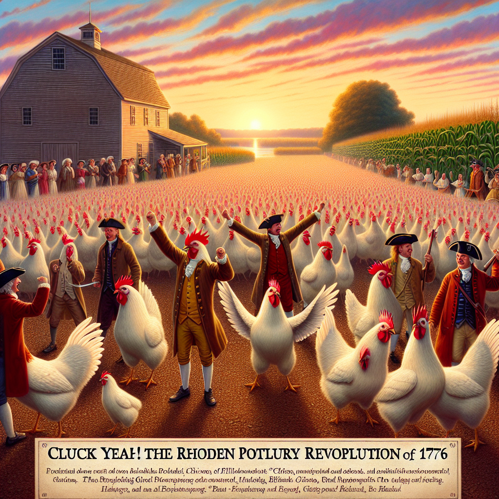 Cluck Yeah! Chickens Win Independence: The Rhode Island Poultry Revolution of 1776