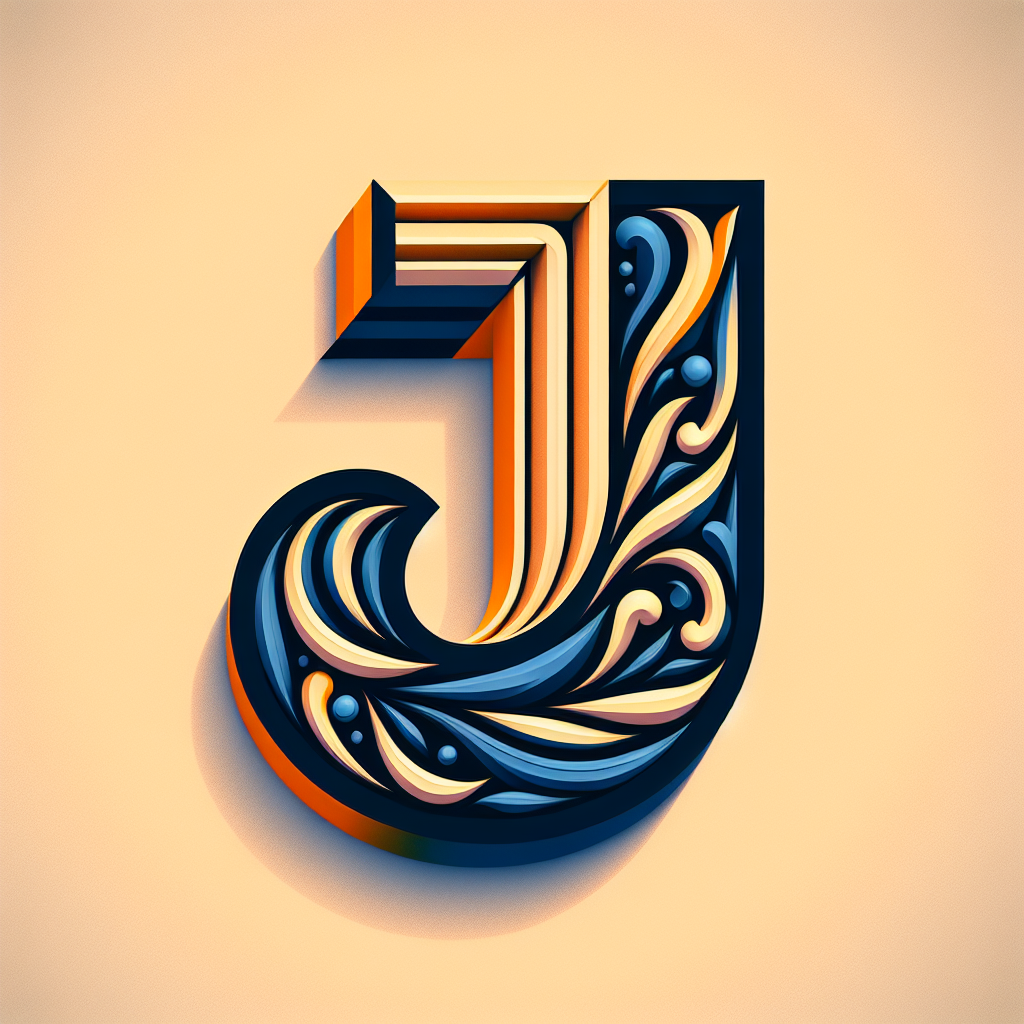 The letter J is Backwards when compared to E R P D F G K L C B. The J has the visual flair on the incorrect side. The letter J should face the other direction.