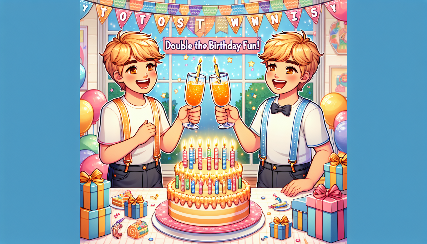Cloning Extravaganza: Toasting Twins - Two of You Now Exist, Double the Birthday Fun!