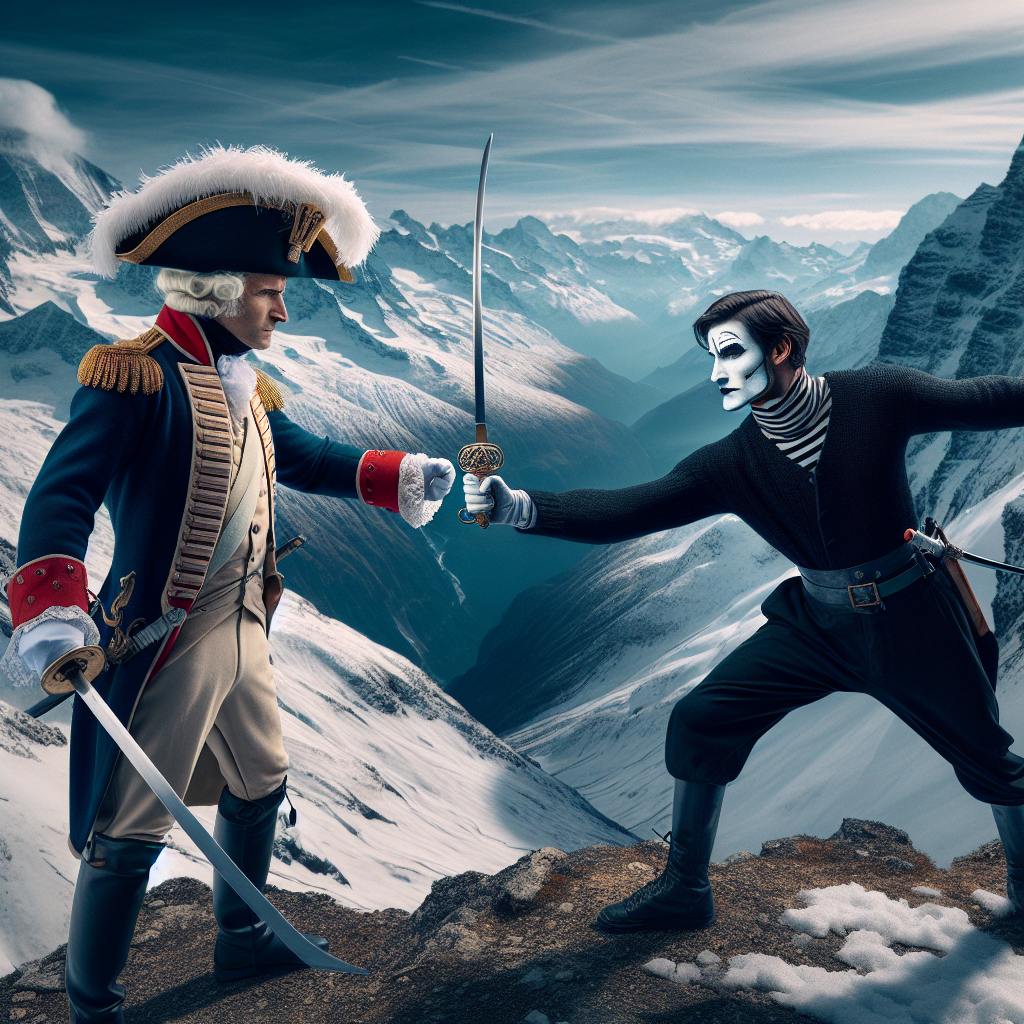Napoleon's Duel with a Mime: When Silence Met Sabres in the Alps