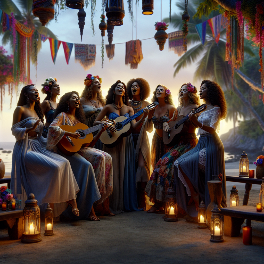 Singing Serenade by a Pack of Sirens: Luring Guests to an Island Birthday with Enchanting Melodies
