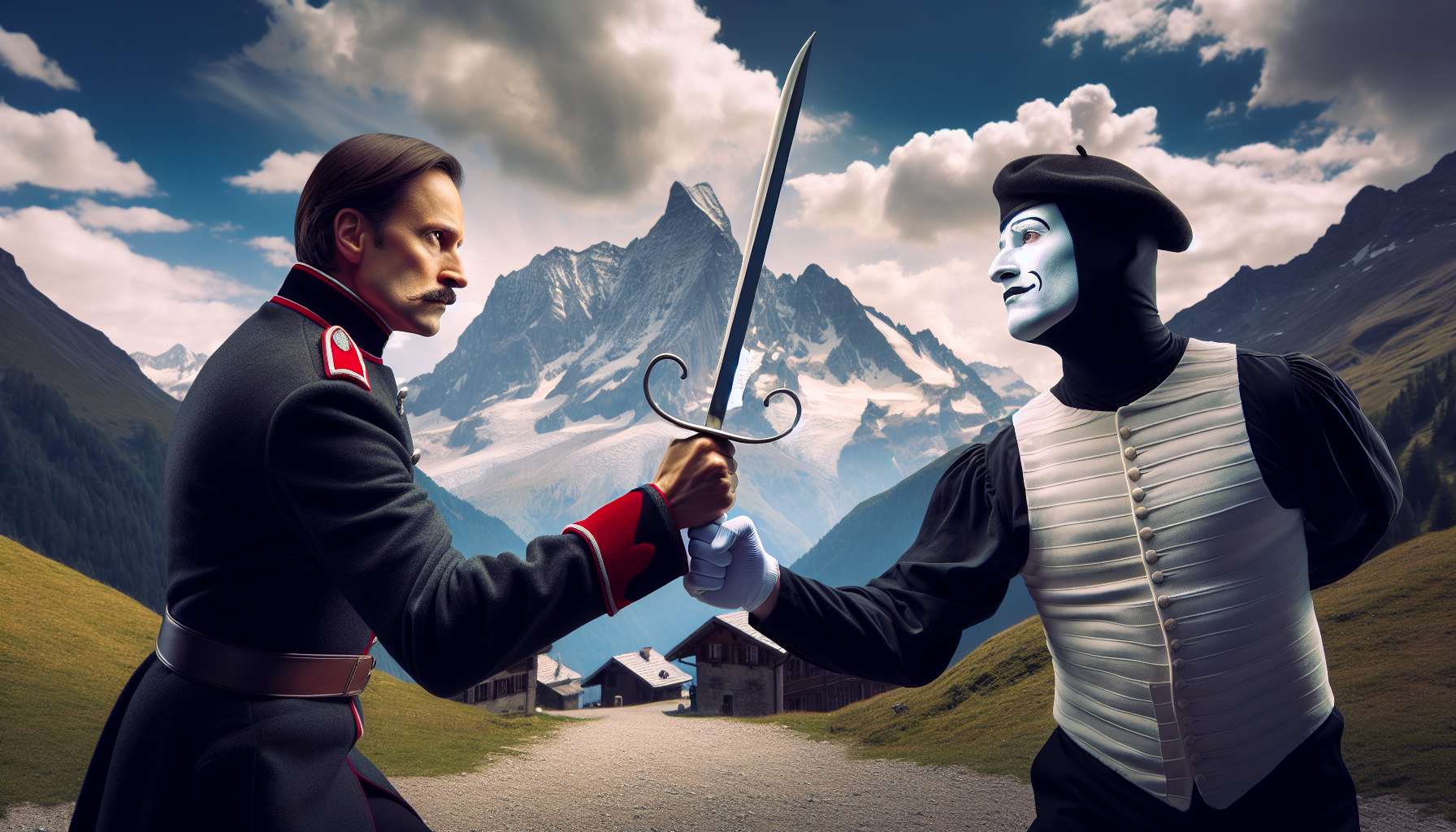 Napoleon's Duel with a Mime: When Silence Met Sabres in the Alps