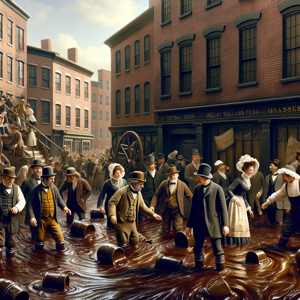 The Great Molasses Flood of 1858: Boston's Sticky Situation and the Rise of the Gumboot Gang