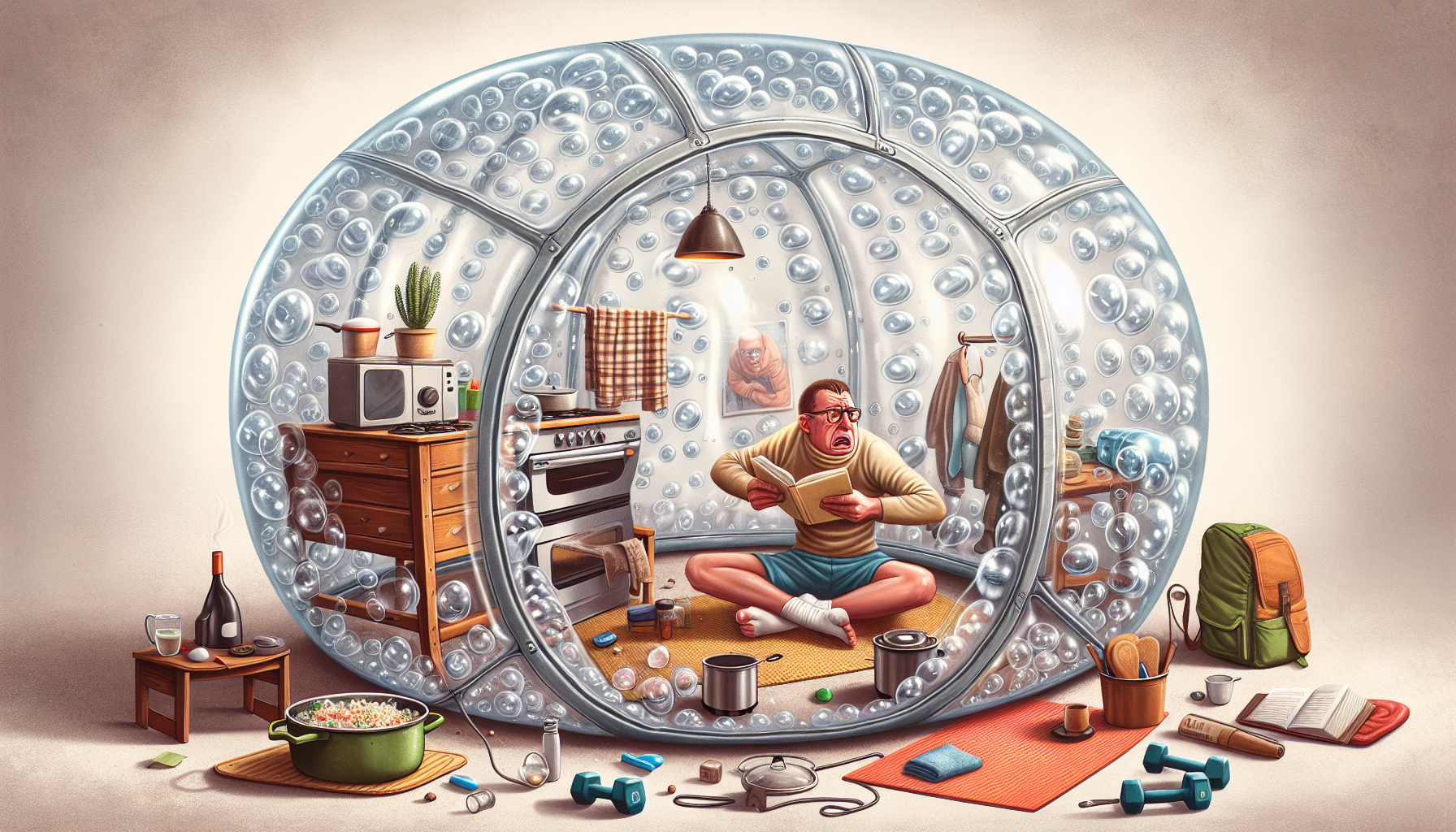 I Tried Living Inside a Bubble for a Year: Lessons Learned from Inflatable Isolation (and the Persistent Problem of Static Cling)