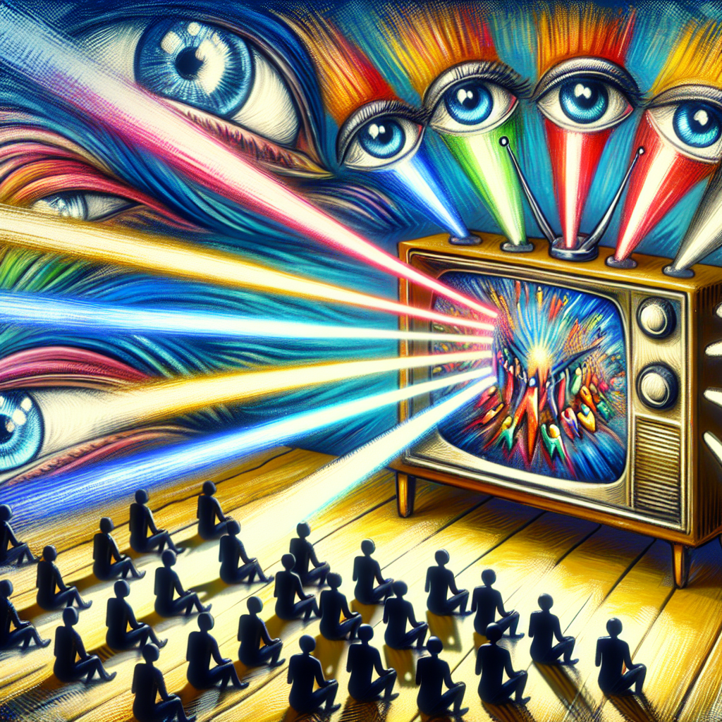 Proven! The more people that watch the same TV, Causes the TV to dim. The reason is each eye consumes some light from the TV, leaving less light for others.