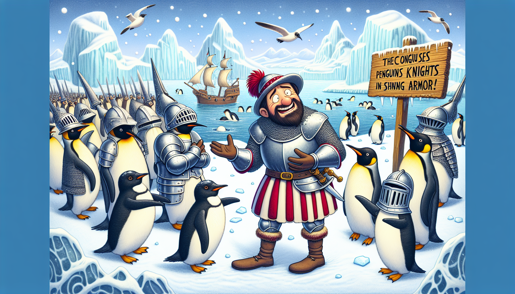 Marco Polo's Mishap: Mistaking Penguins for Knights in Shining Armor (and Other Antarctic Antics)