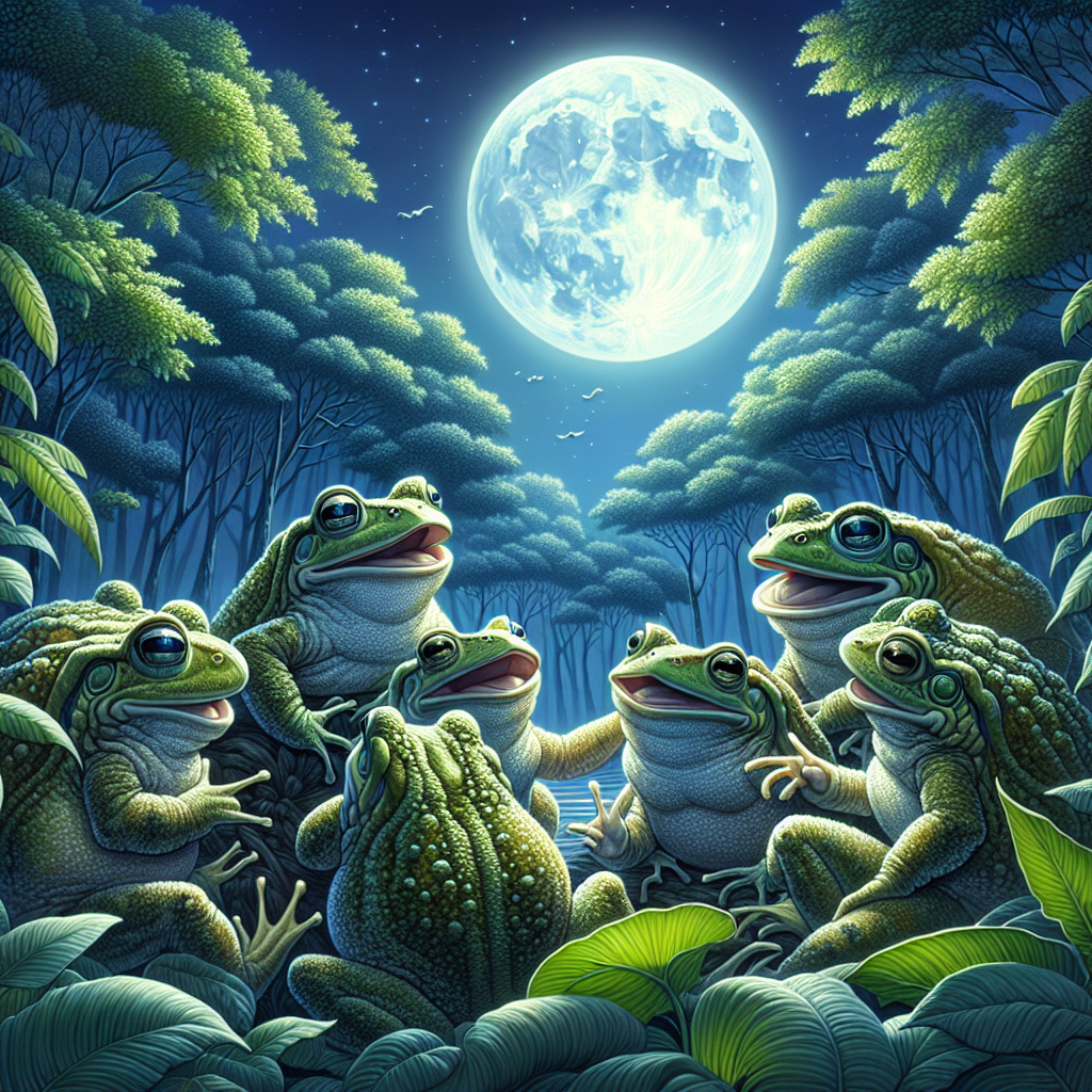 Why Toads like to party during the full moon