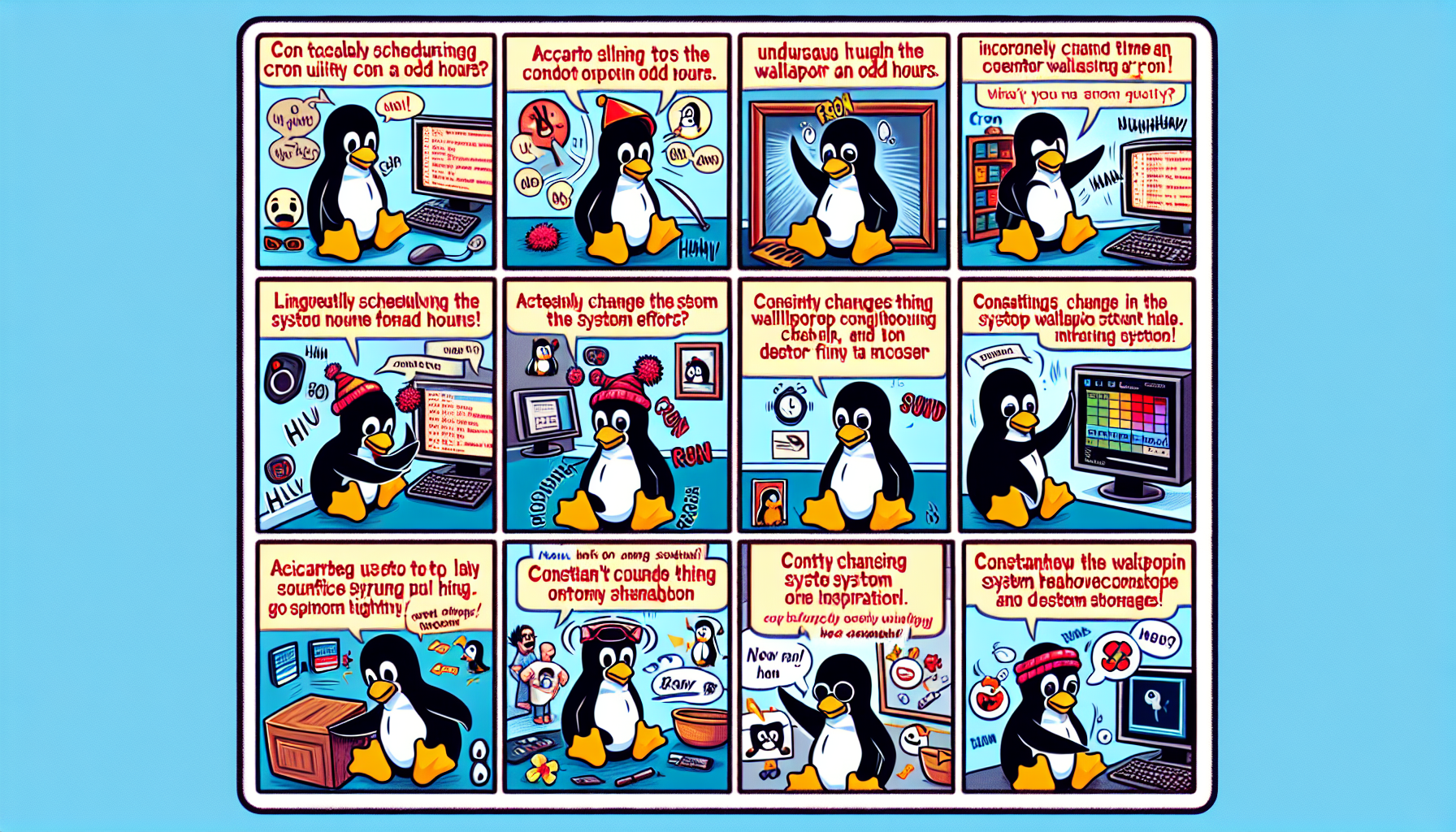 10 ways to abuse/misuse cron in linux for fun!