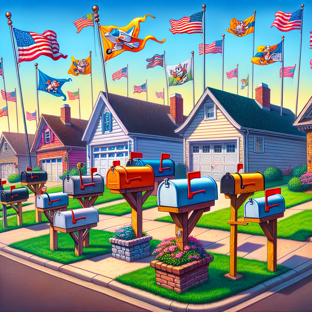 Competitive Mailbox Flag Waving: When Deliveries Become a Neighborhood Display of Dominance