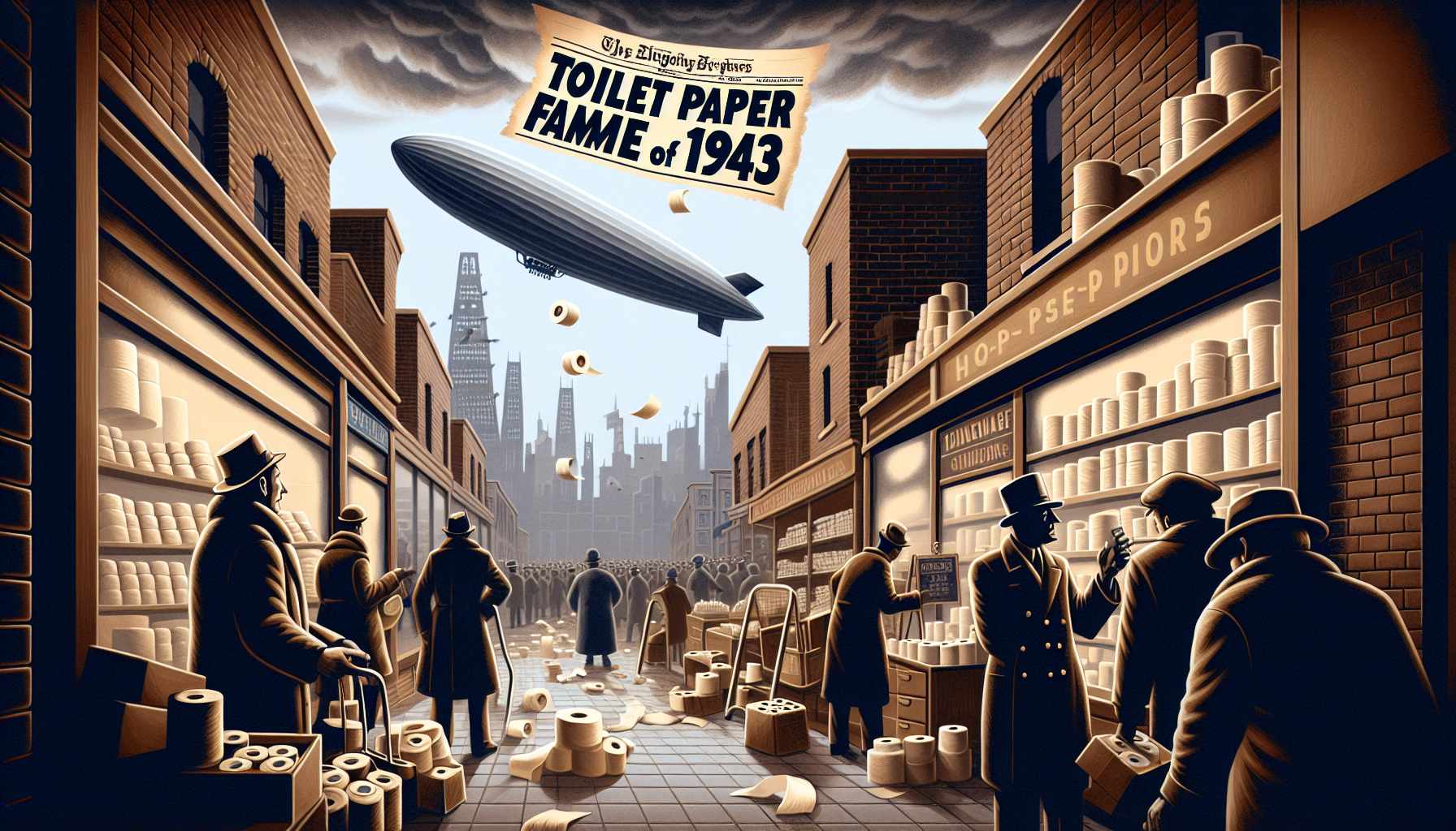 From Headlines to Hindenburg: The Great Toilet Paper Famine of 1943