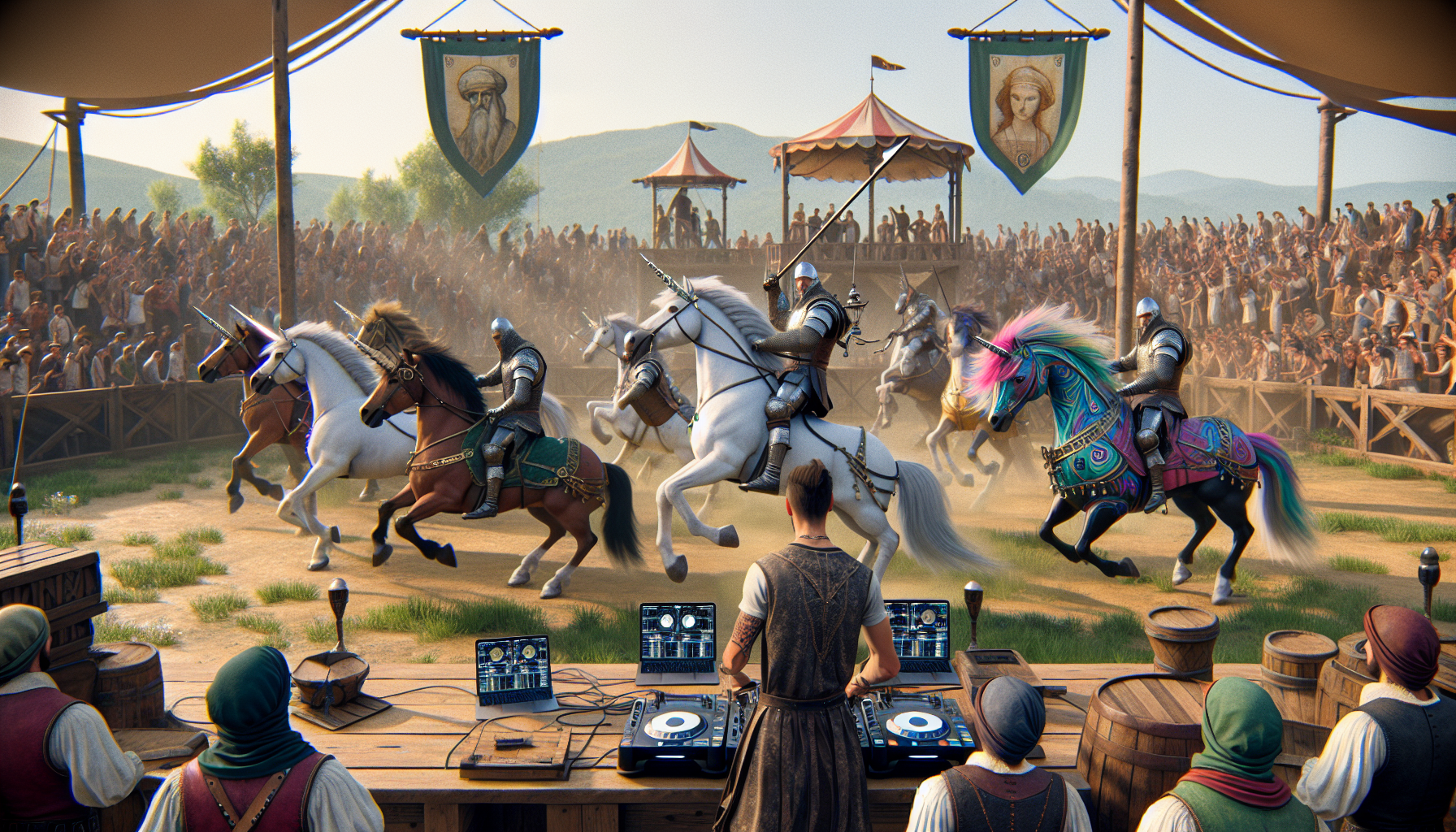 Private Renaissance Fair with Jousting Unicorns and Da Vinci DJ Sets: History Reimagined (and Remixed)