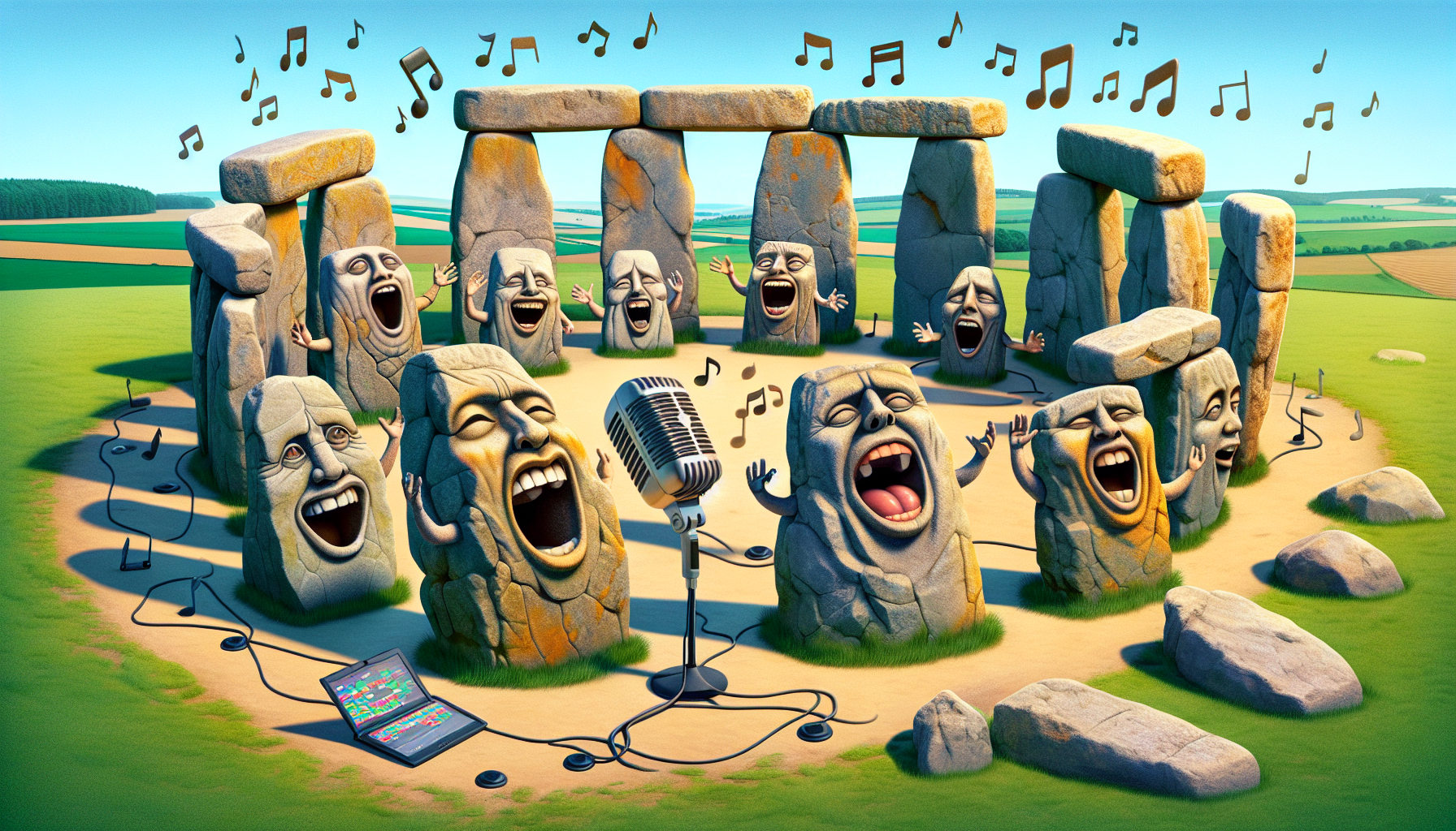 The Singing Stones of Stonehenge: When Neolithic Karaoke Went Viral (Literally)