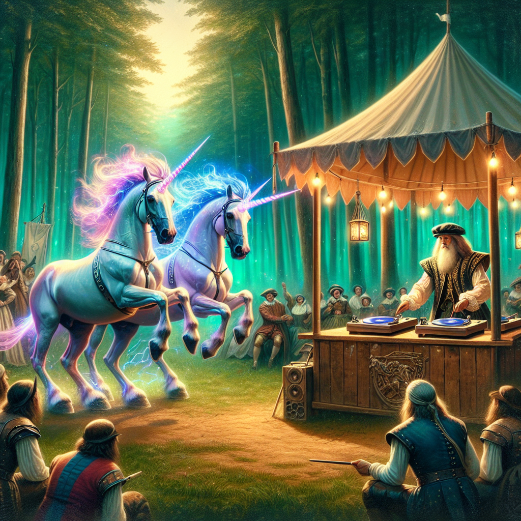 Private Renaissance Fair with Jousting Unicorns and Da Vinci DJ Sets: History Reimagined (and Remixed)