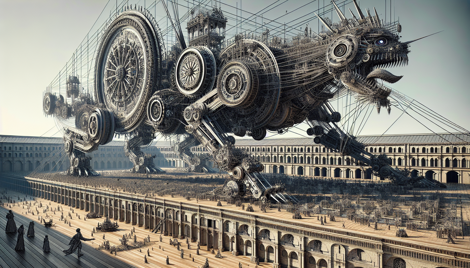 The Renaissance Robot Rampage: Leonardo da Vinci's Clockwork Creations Run Amok