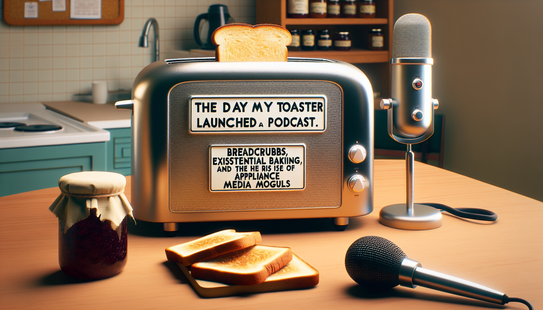 The Day My Toaster Launched a Podcast: Breadcrumbs, Existential Baking, and the Rise of Appliance Media Moguls