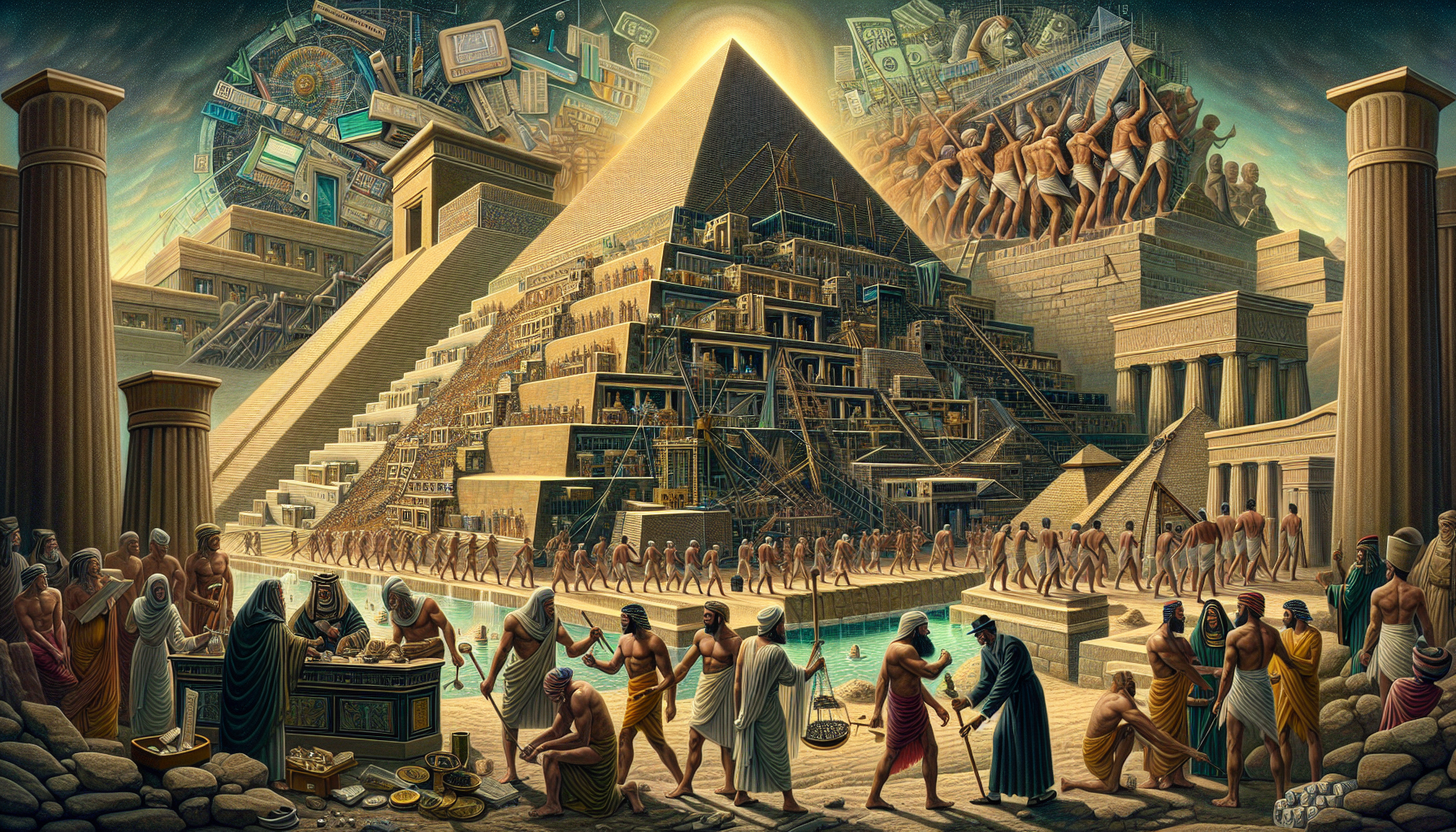 The Pyramid Scheme Pyramid: Pharaohs, Ponzi, and the Papyrus Pontiffs