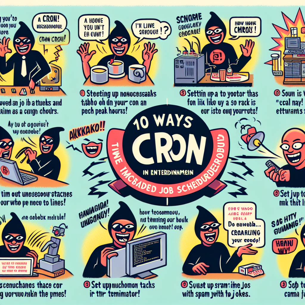 10 ways to abuse/misuse cron in linux for fun!