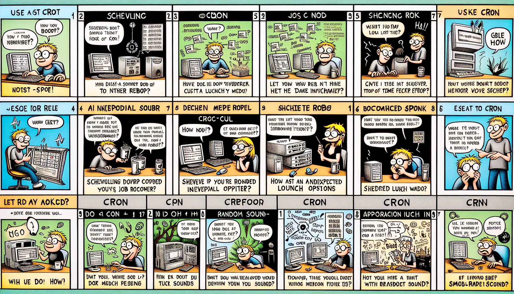 10 ways to abuse/misuse cron in linux for fun!