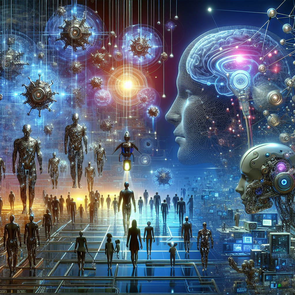 From Silicon to Symbiosis: Brain Implants Merge Humans and AI in the "Great Merging" of 2043