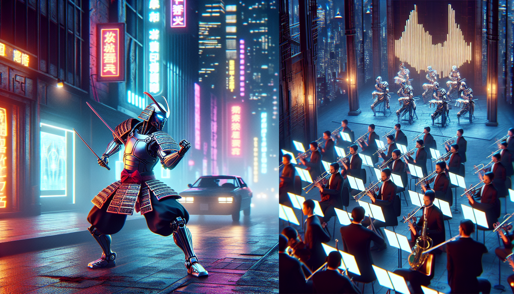 Neon Samurai: Cyborg Raps and Cyberpunk Symphonies from the Future