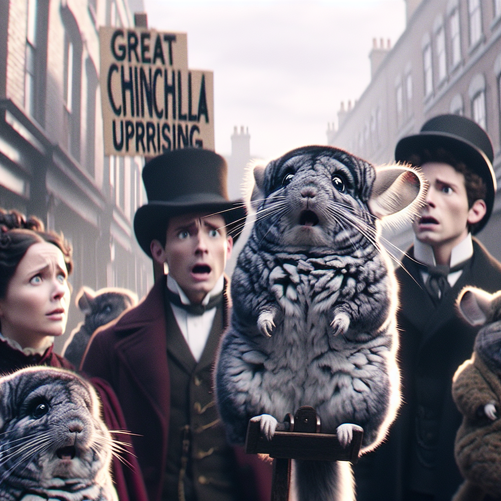 The Great Chinchilla Uprising: Fuzzy Rebels Demand Fair Fur Trade Policies in Victorian England