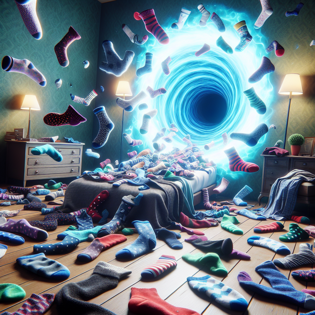 I Accidentally Opened a Portal to the Land of Lost Socks: Now My Bedroom is a Sockpocalypse (and They're Hungry)
