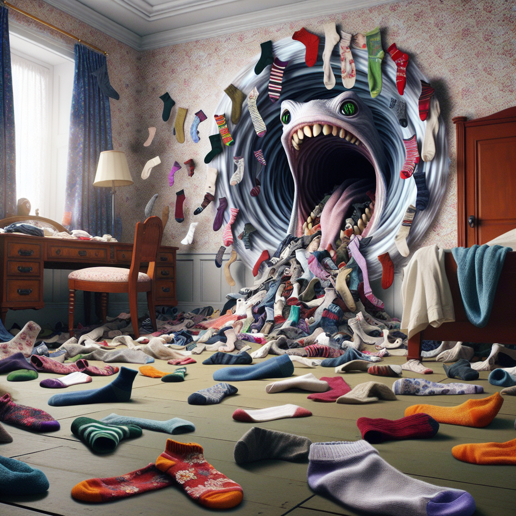 I Accidentally Opened a Portal to the Land of Lost Socks: Now My Bedroom is a Sockpocalypse (and They're Hungry)